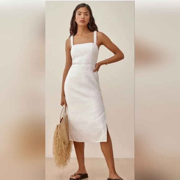 Reformation Linen Dress - Picture 1 of 8